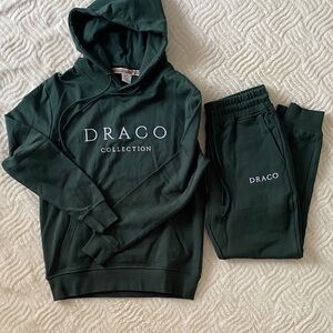 Draco Collection Dark Green Hoodie & Sweatpants Joggers